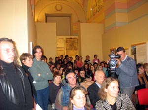 pubblico al concerto Synaulia all'Hermitage